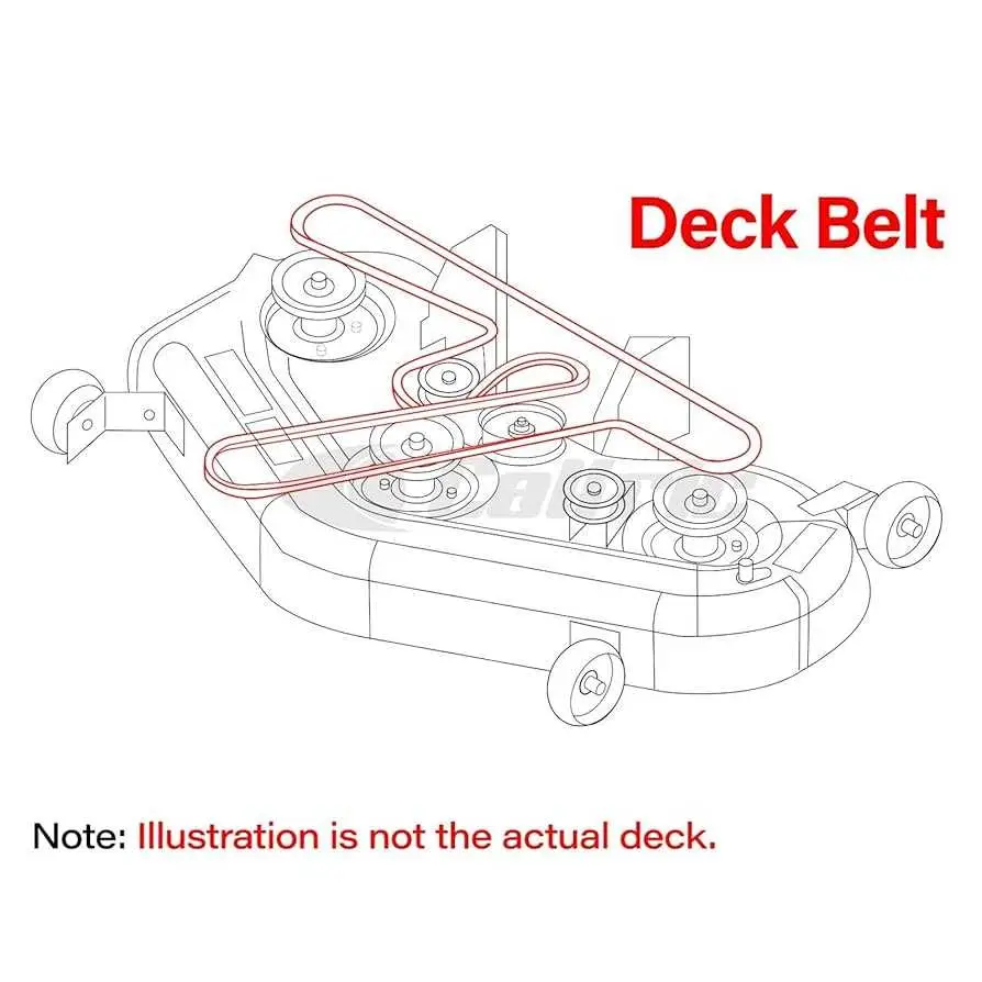 john deere lawn tractor mower deck belt diagram