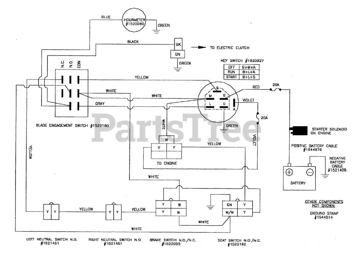 john deere z225 electrical diagram