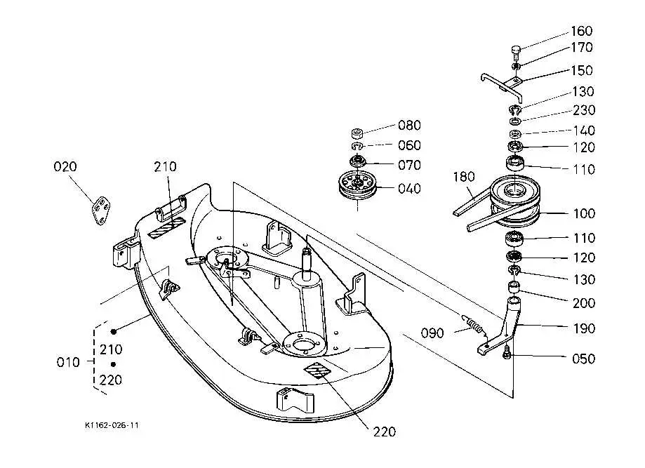 john deere l110a parts diagram