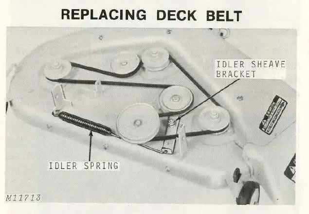 john deere stx46 drive belt diagram