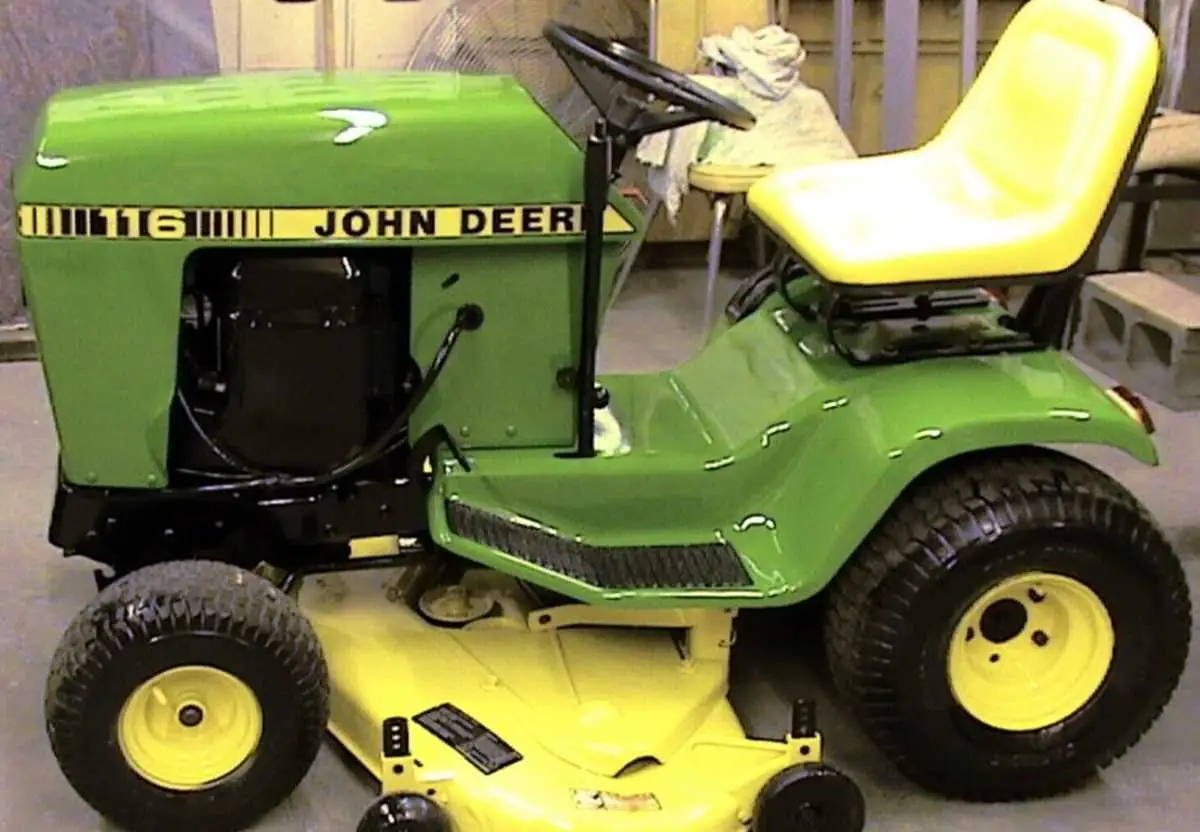 john deer 116 38 inch yellow mower deck parts diagram