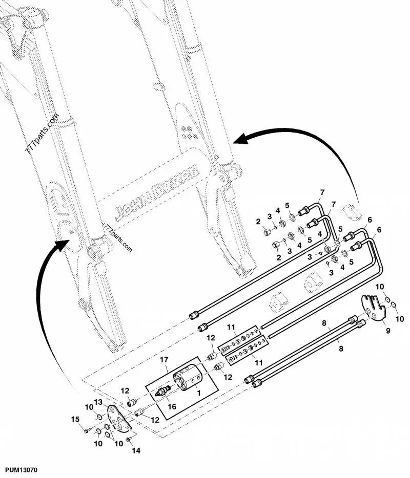front end loader john deere hydraulic system diagram front end loader john deere hydraulic system diagram