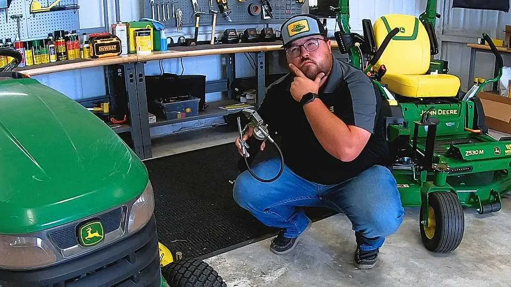 john deere x300 grease points diagram