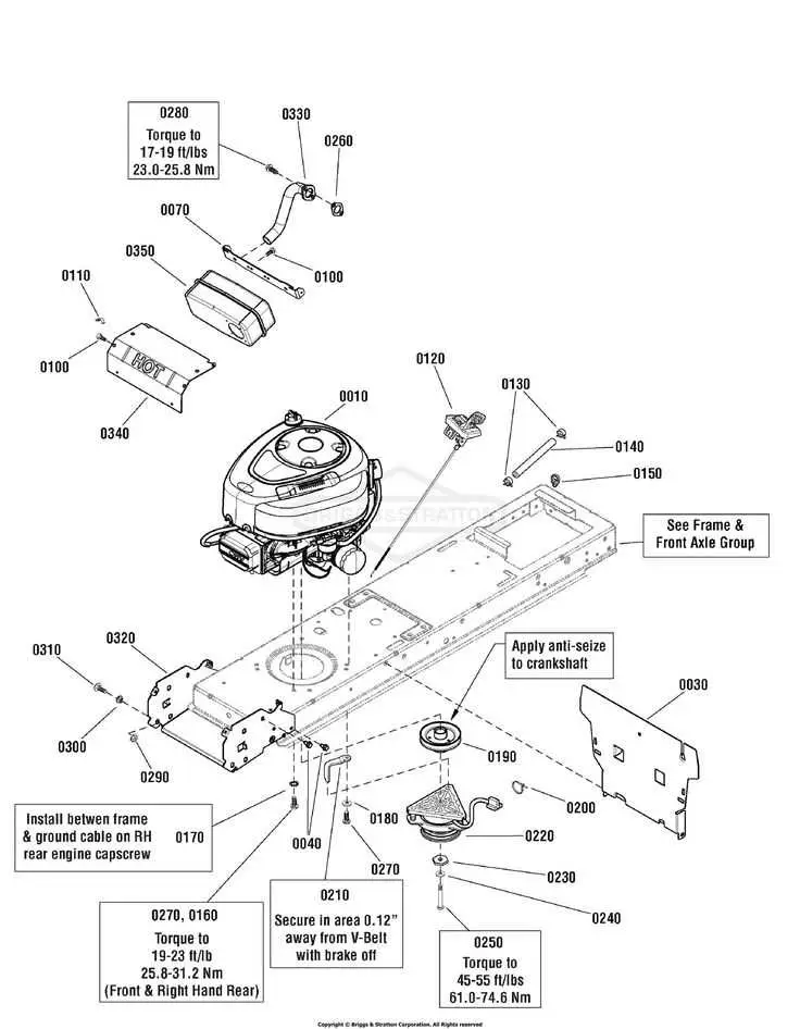 john deere 19.5 hp engine diagram
