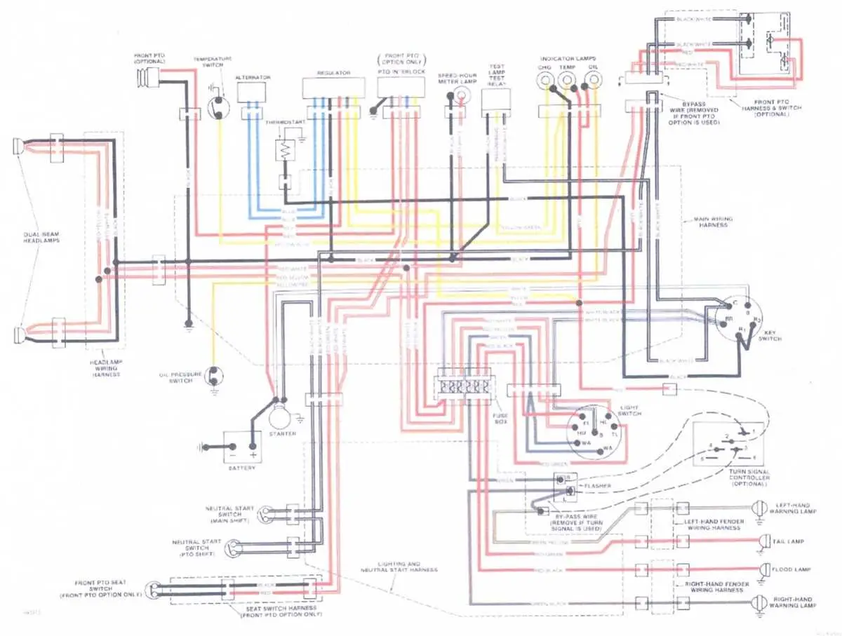 john deere tractor 750 starter electrical diagram