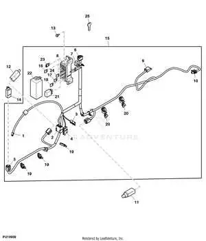 john deere x354 wiring diagram