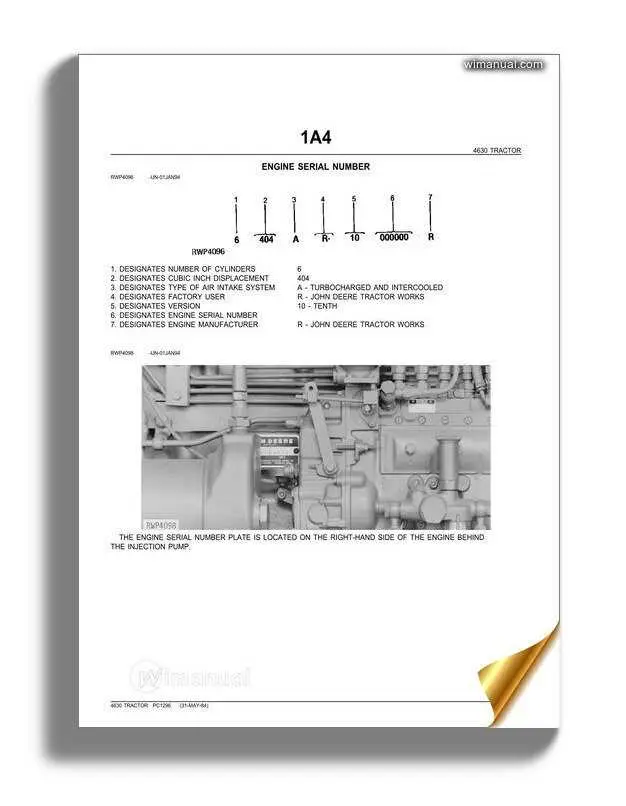 john deere 4630 wiring diagram