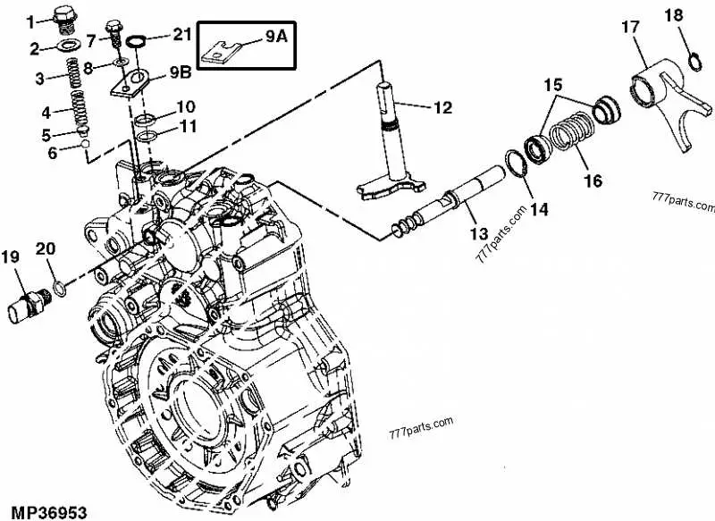 parts diagram for a john deere 165