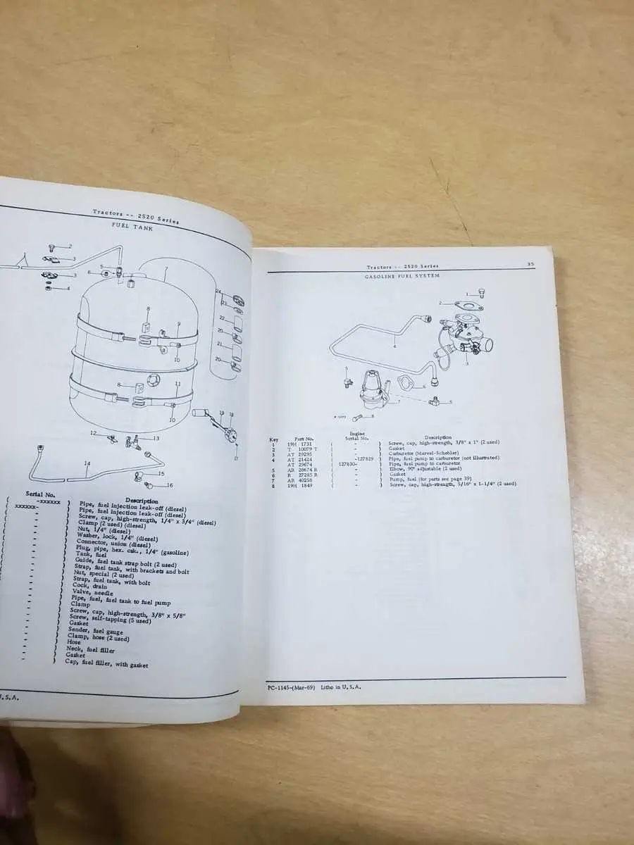 john deere 2520 parts diagram