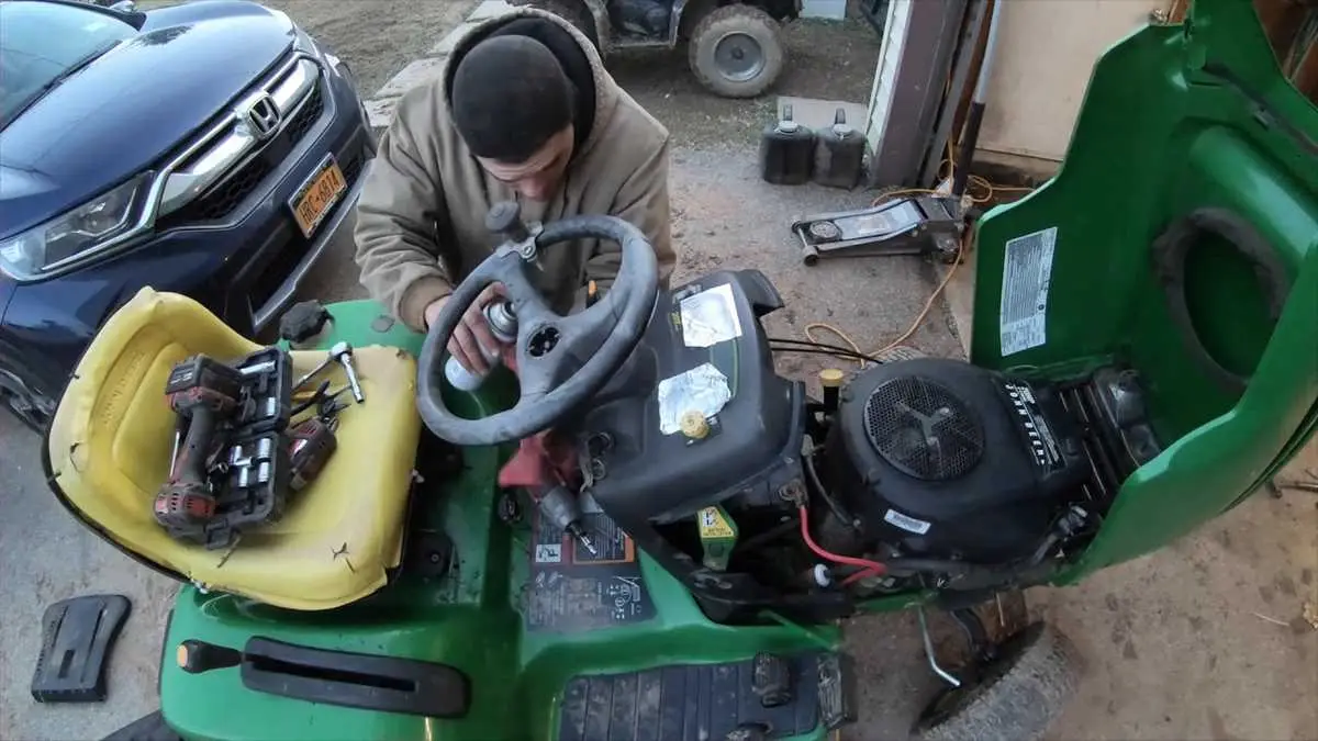 john deere gt245 steering parts diagram