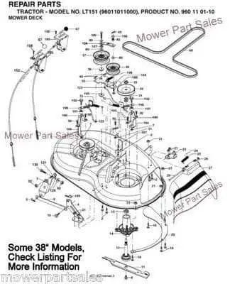 john deere 38 mower deck diagram john deere 38 mower deck diagram