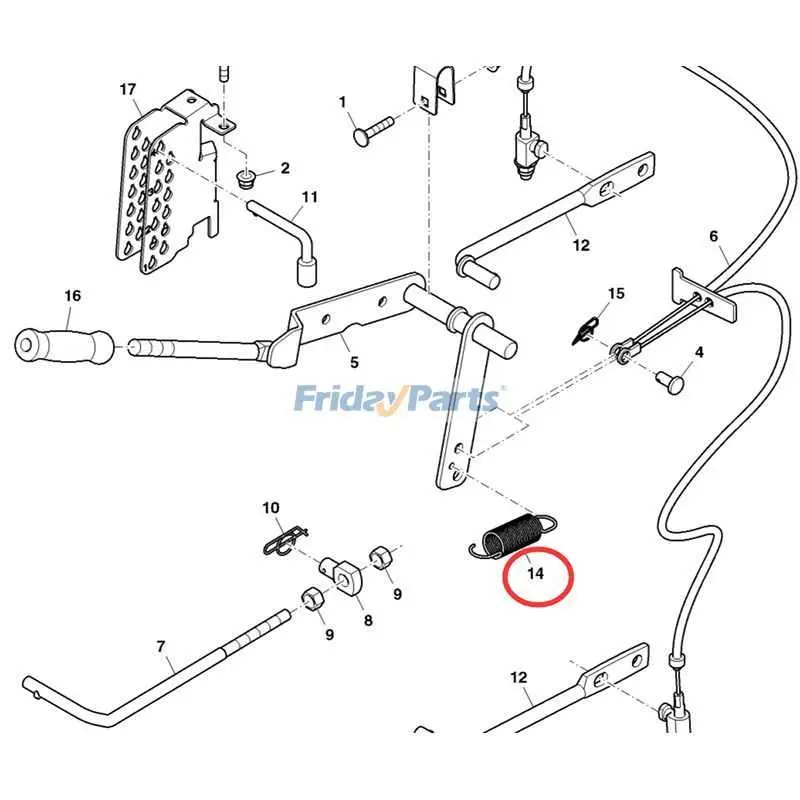 john deere z445 throttle linkage diagram