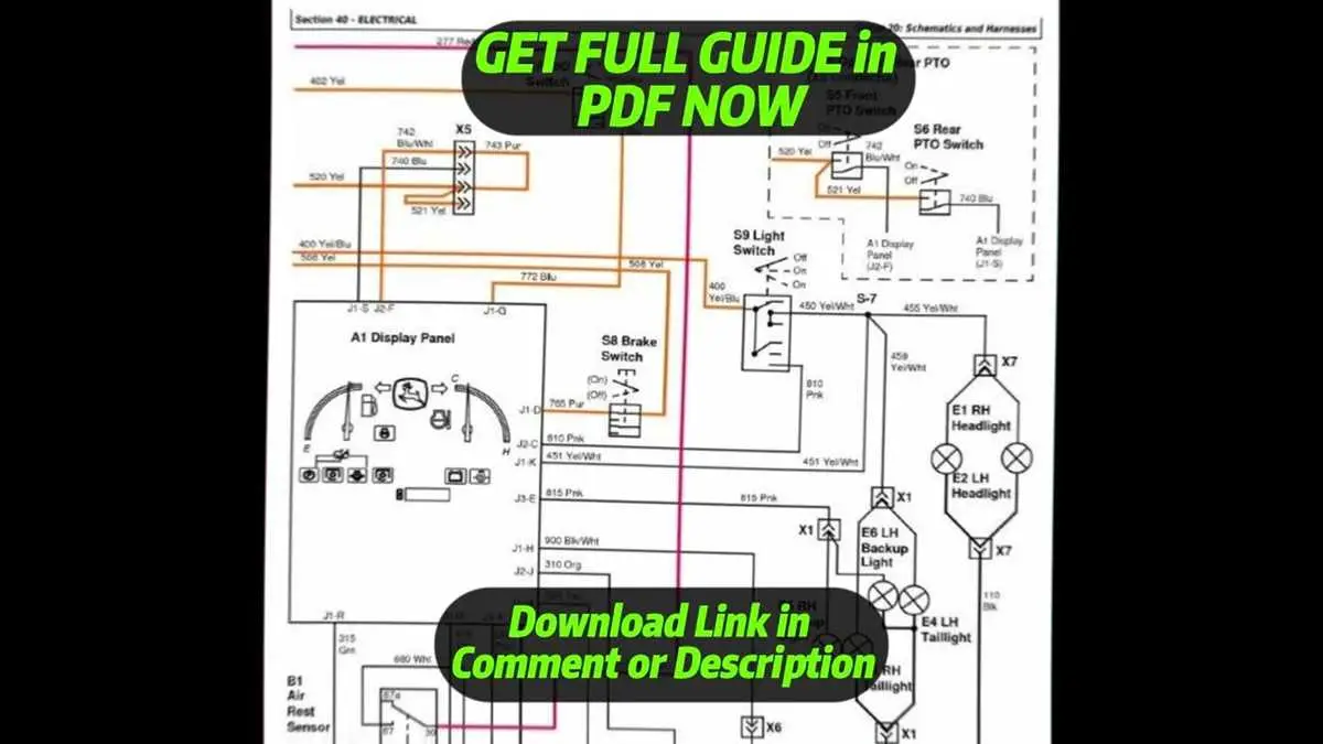 john deere 4440 alternator wiring diagram