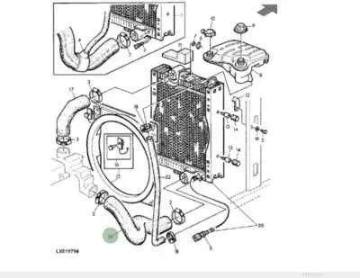 john deere 6400 parts diagram
