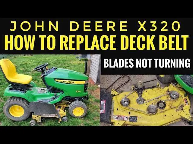 john deere x300 belt routing diagram