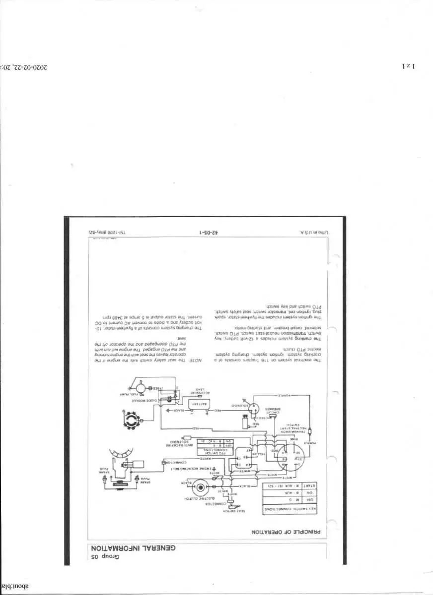 john deere 116 wiring diagram