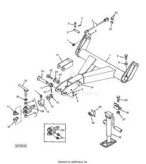 john deere 1518 batwing mower parts diagram