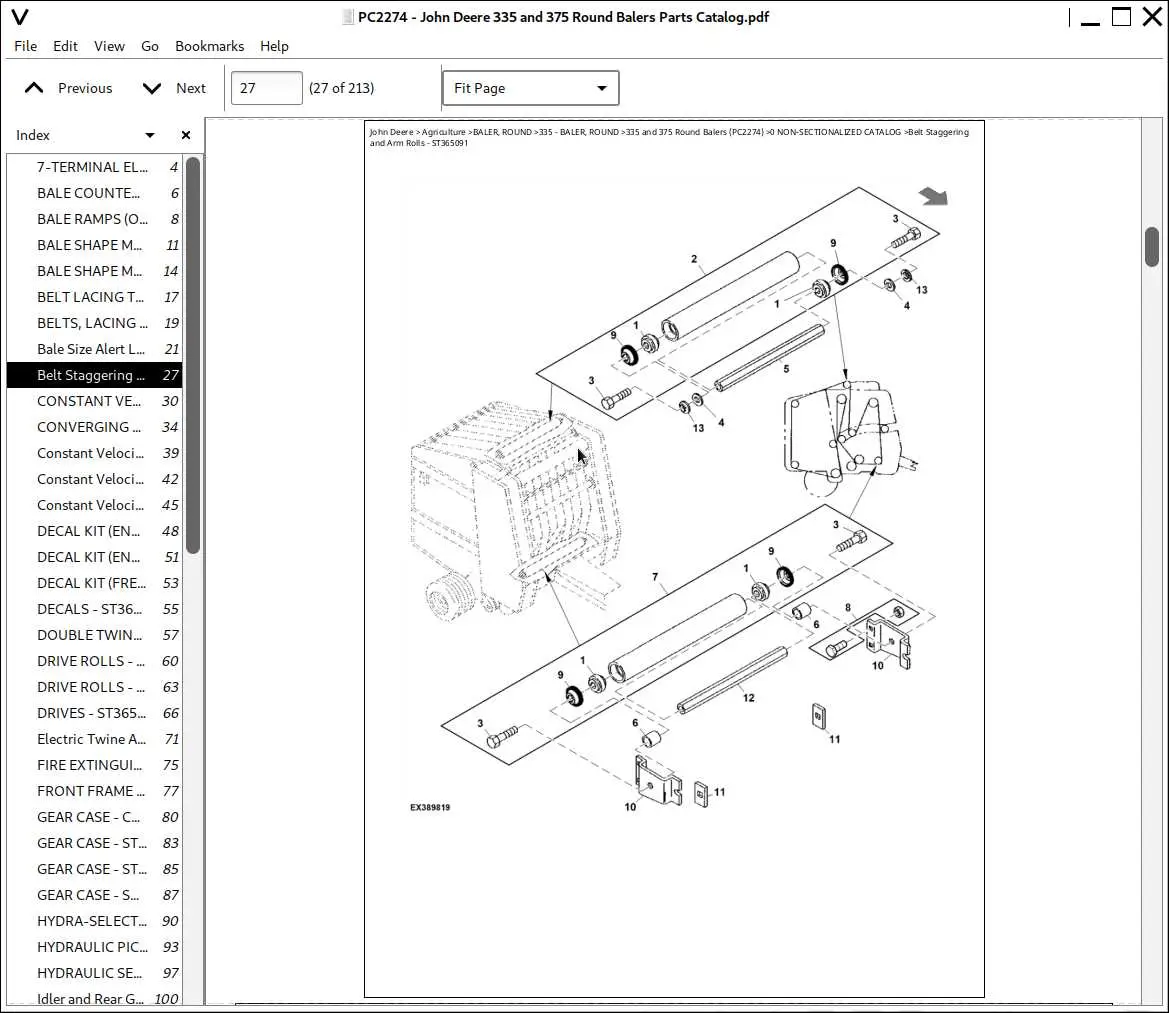 john deere 338 baler parts diagram john deere 338 baler parts diagram