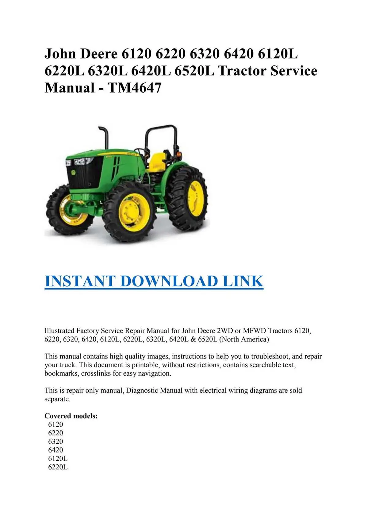 john deere 6220 wiring diagram