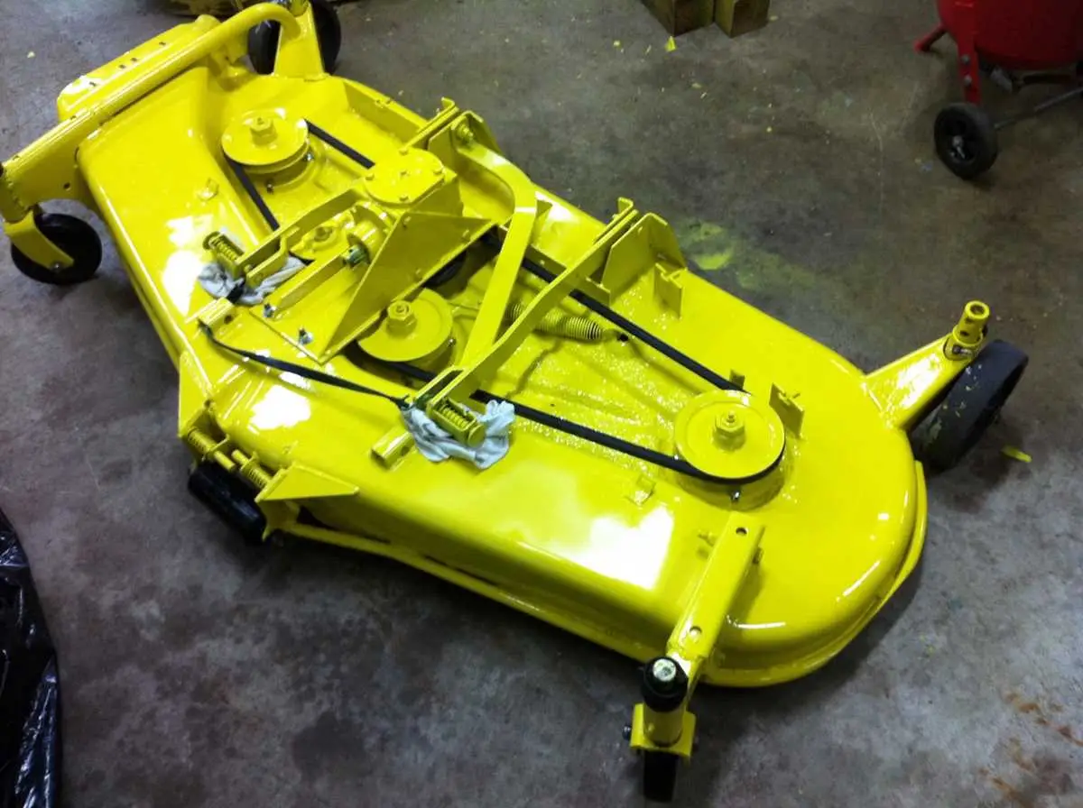 john deere 430 deck belt diagram