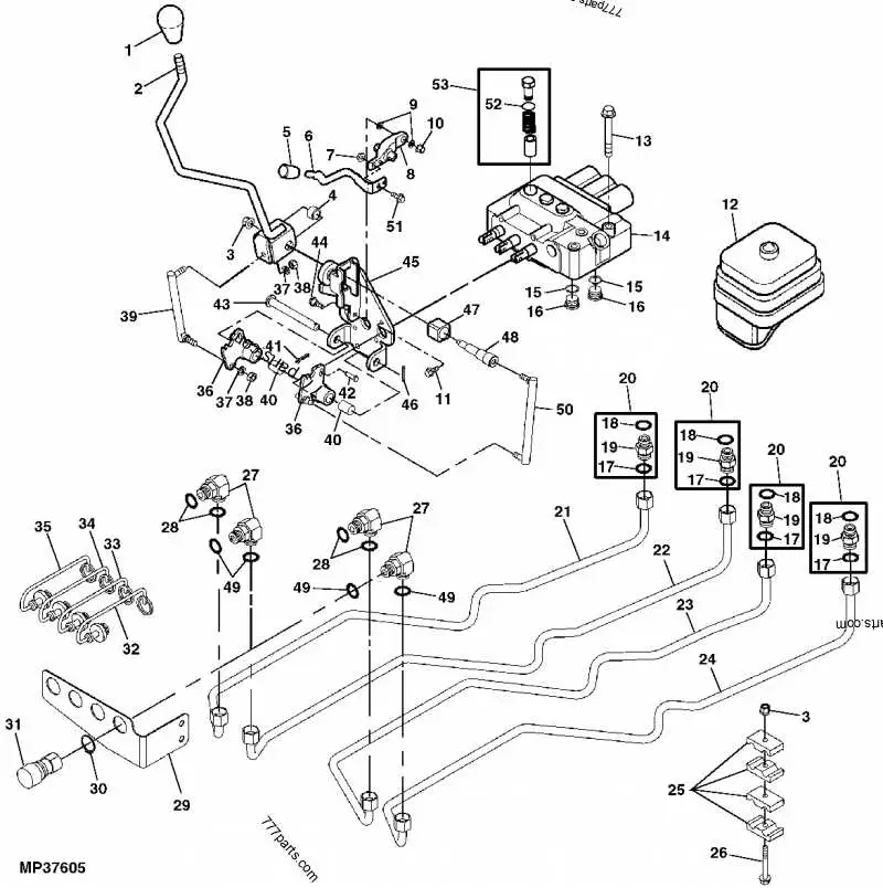 john deere parts diagrams hydraulic pump rp1040j0e1200