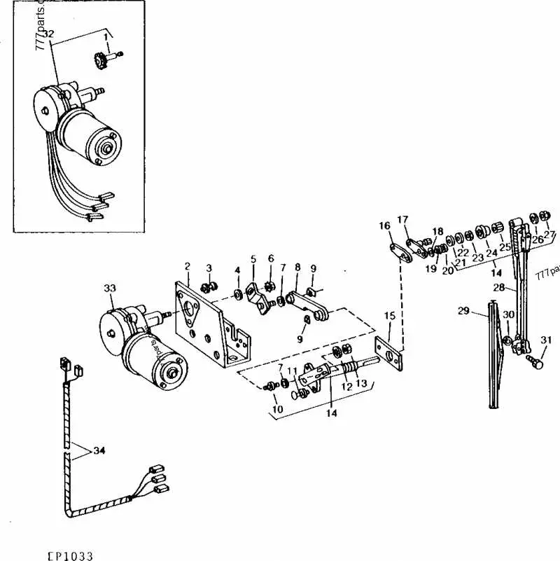 john deere 330clc wiper motor wire diagram
