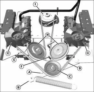 john deere 425 v twin engine parts diagram