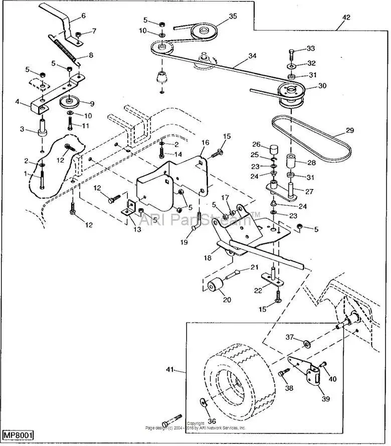 john deere 717 parts diagram