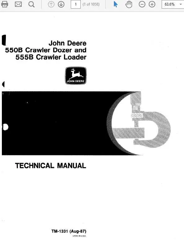 555b john deere pictoral diagram