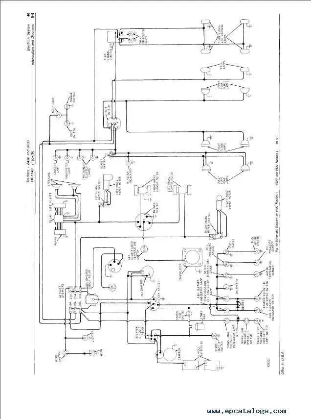 john deere 7810 radio wiring diagram
