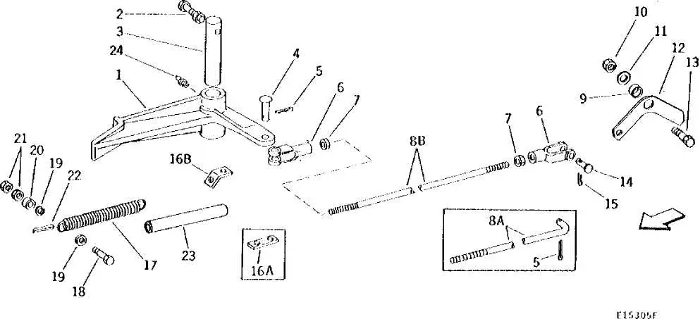 john deere 336 parts diagram