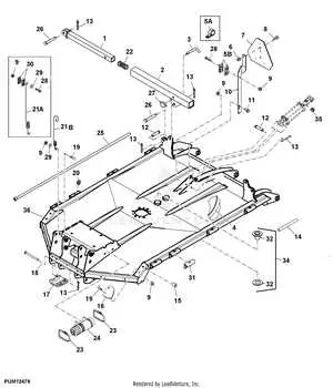 john deere hx15 parts diagram