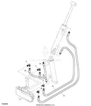 john deere 923645 hydraulic line diagram