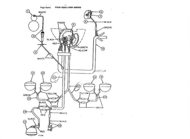 john deere light switch diagram