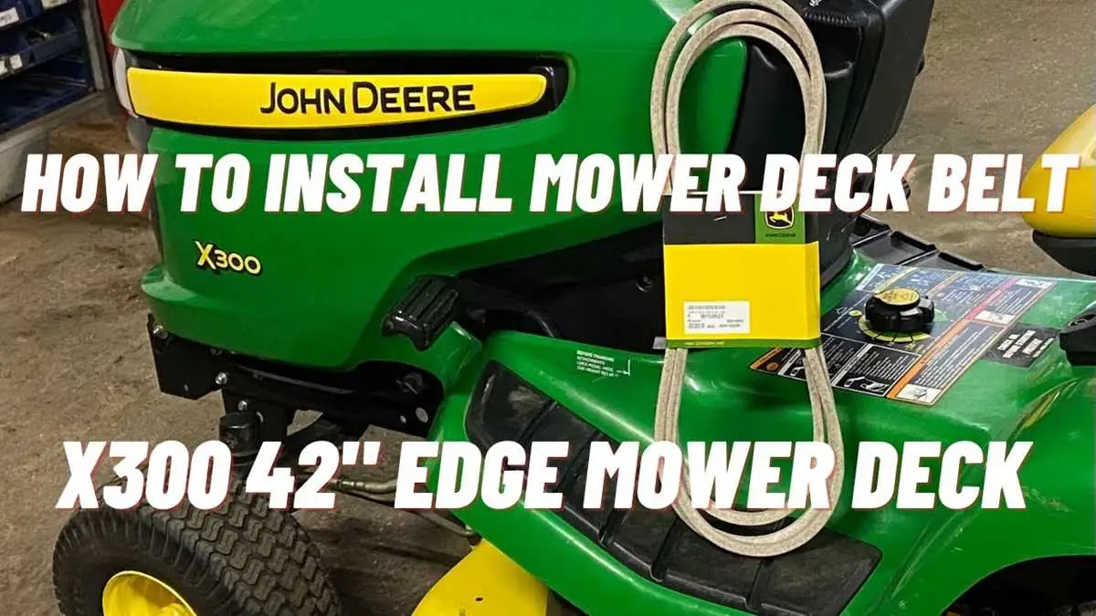 john deere x330 deck belt diagram