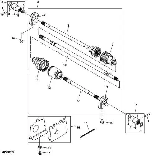 john deere gator 825i parts diagram