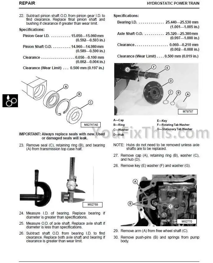 john deere gt242 parts diagram