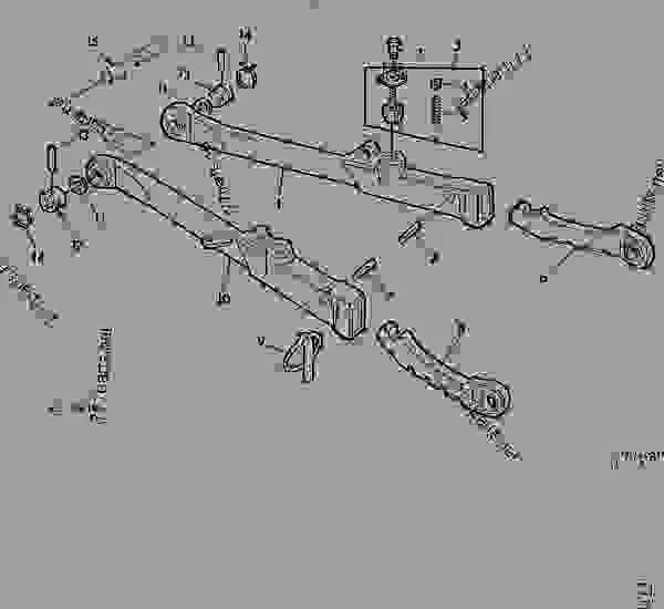 john deere 3 point hitch parts diagram