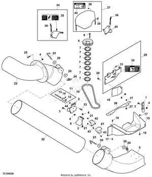 john deere 930m belt diagram