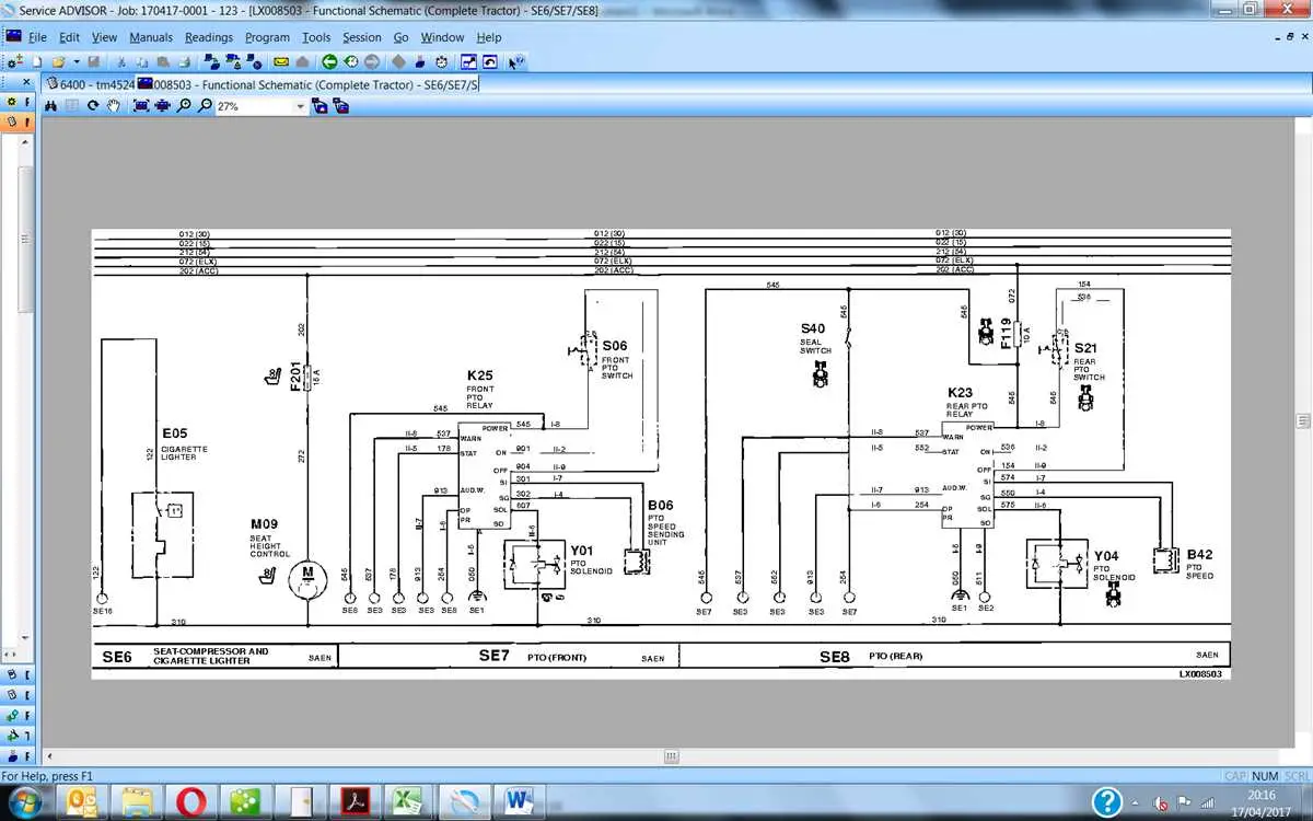 john deere 6400 wiring diagram