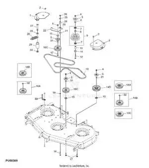 john deere s180 54 inch belt diagram