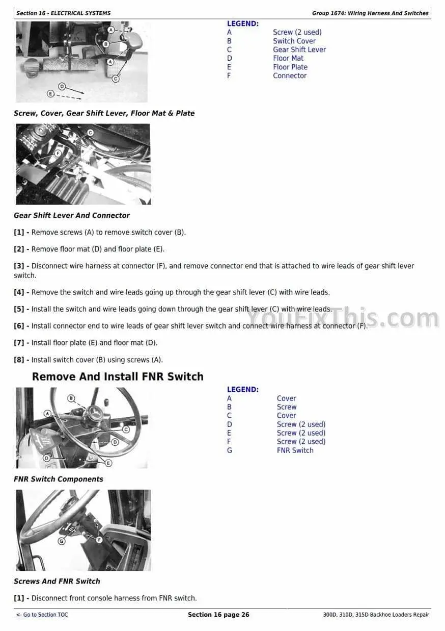 illustrated diagram 310d john deere front driveline