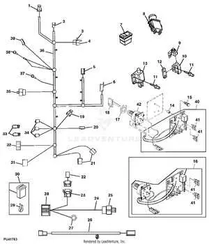 john deere engine wiring harness diagram