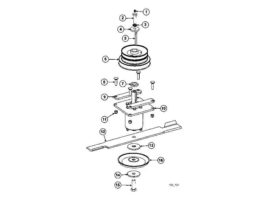 john deere 318 mower deck diagram