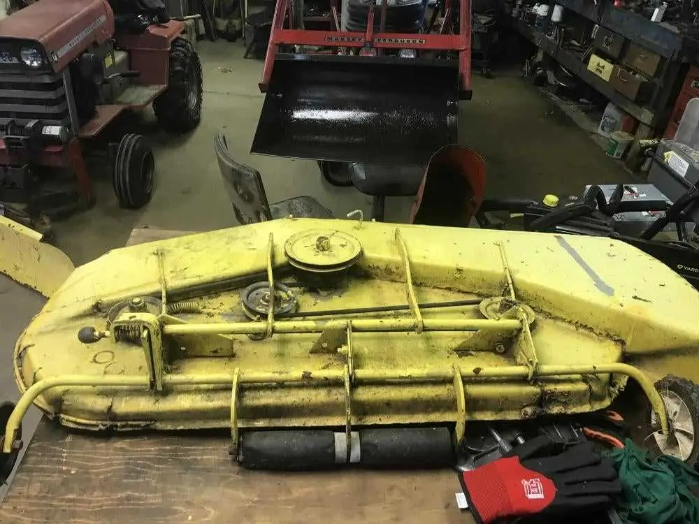 john deere 332 mower deck parts diagram