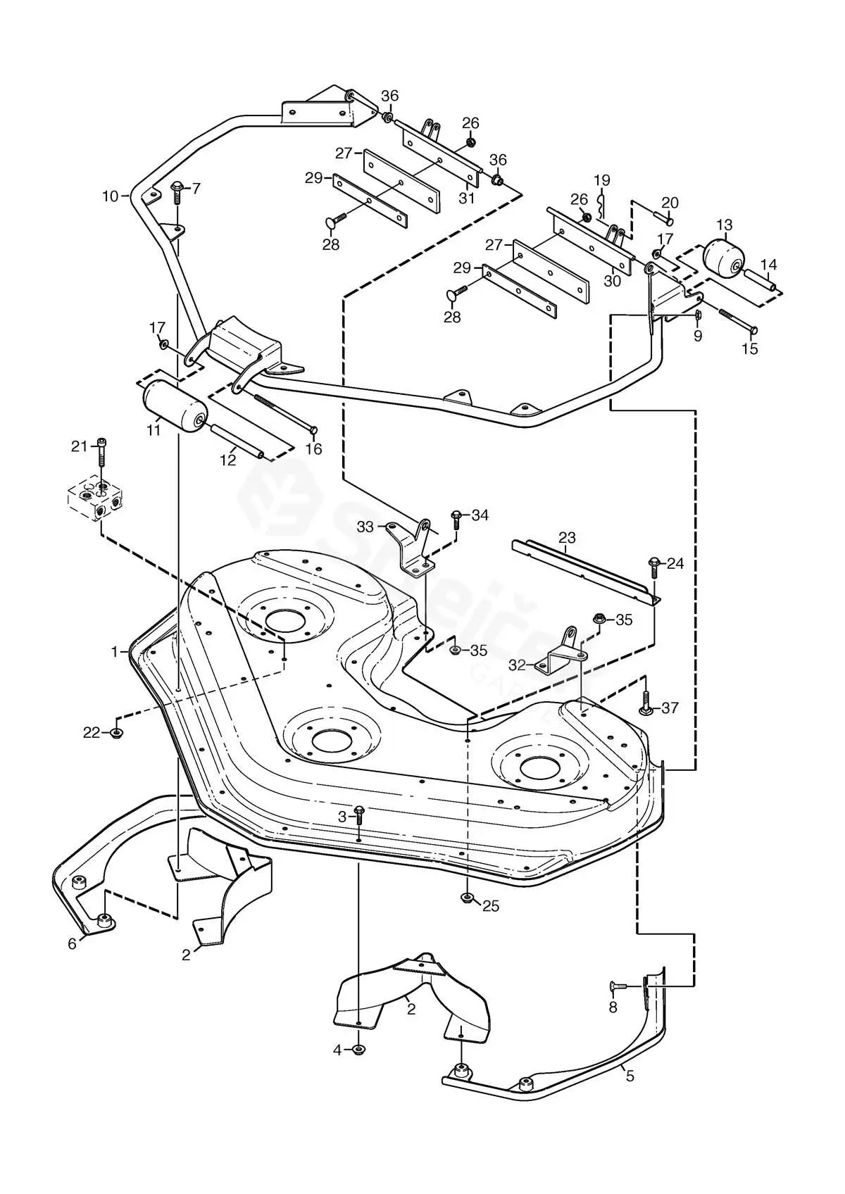 john deere 135 parts diagram