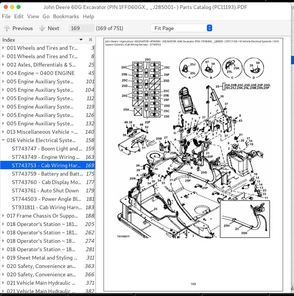 john deere pwrflo 60 mow diagram