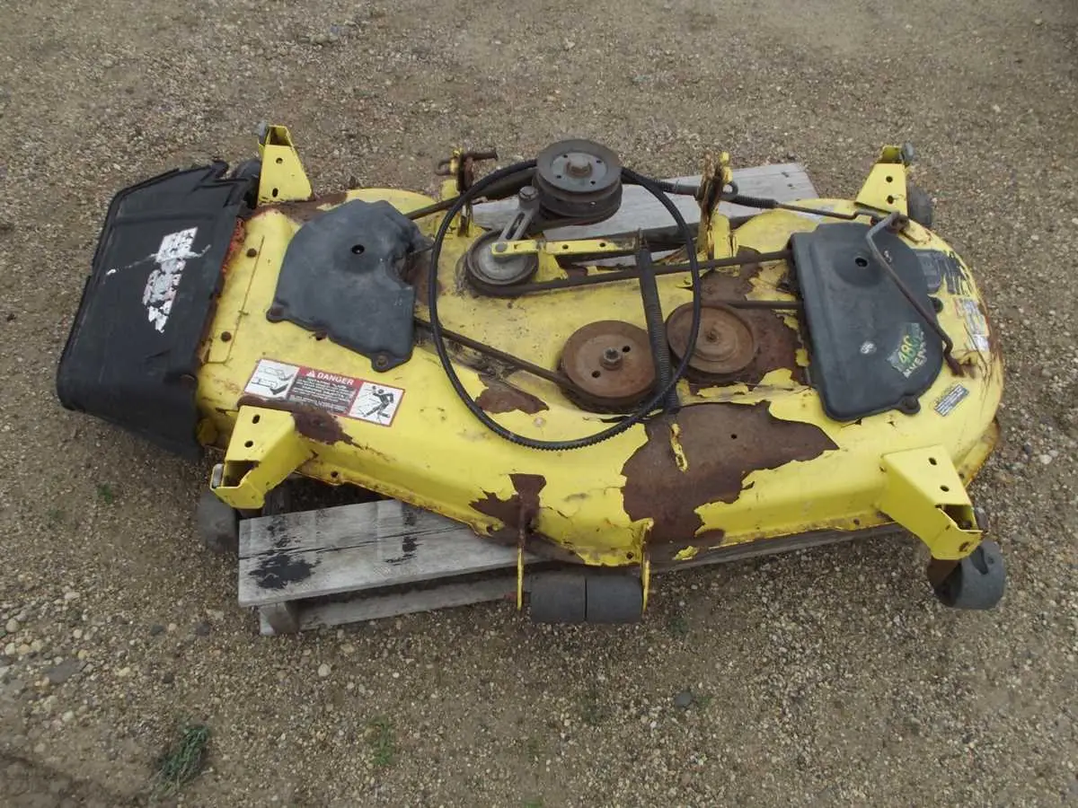 john deere lx277 48c deck diagram