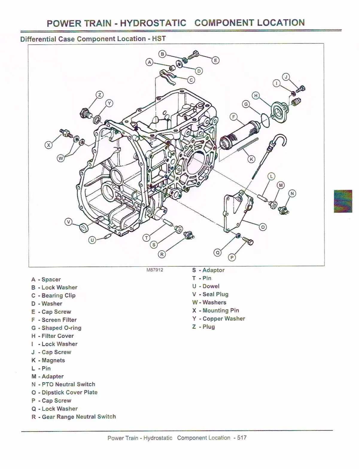 john deere 4115 parts diagram