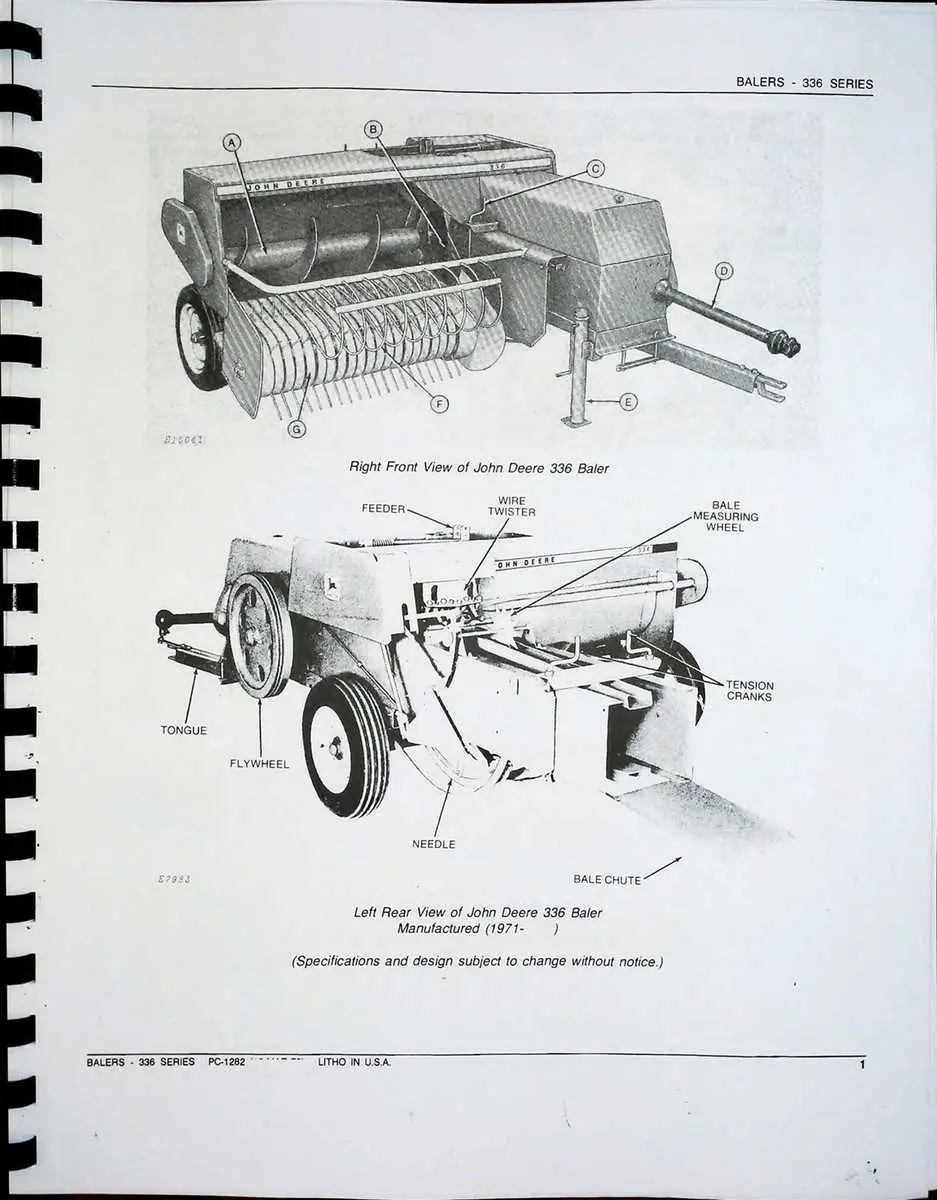 john deere baler parts diagram john deere baler parts diagram